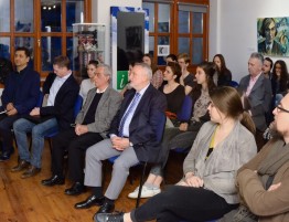 Промоција књиге Миливоја Павловић: ”Венац од трња за Данила Киша” у будимпештанском Српском културном центру.